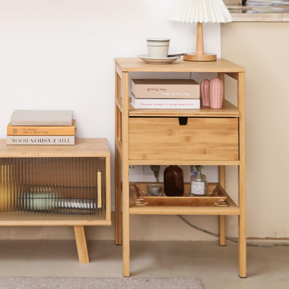 ベッドサイドテーブル - bedside table ベッドサイドテーブル キャスター付き|ベッドサイドテーブル専門